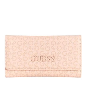 Cartera Guess Bowie Debossed Logo Slim Clutch Para Mujer