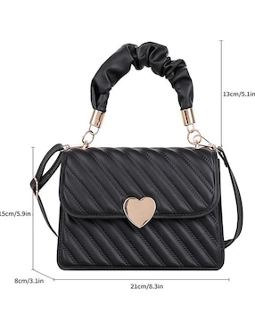 Bolsa crossbody Genérica de cuero para mujer