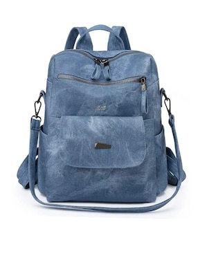 Bolsa Backpack De Cuero Para Mujer