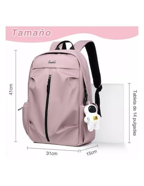 Mochila casual Genérica impermeable unisex
