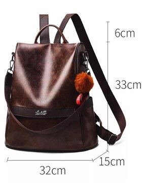 Mochila casual Genérica impermeable unisex