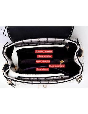 Bolsa crossbody Genérica de cuero para mujer