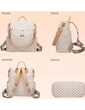 Mochila casual Genérica impermeable unisex
