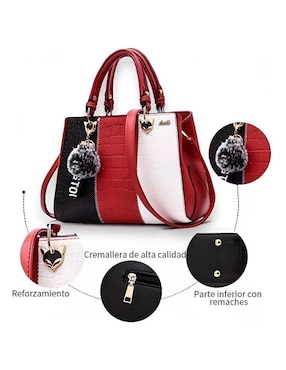 Bolsa tote Genérica de cuero para mujer