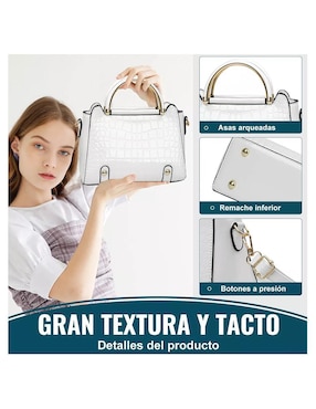 Bolsa crossbody Likëpink Lujo Diario para mujer