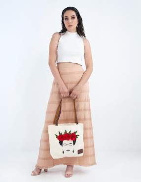 Bolsa shopper Angelozano Frida para mujer