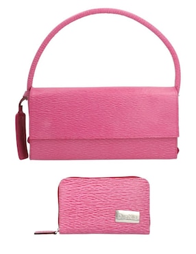 Bolsa Clutch Dua Mila De Piel Para Mujer