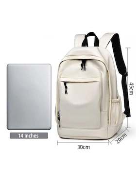 Mochila casual Genérica impermeable unisex