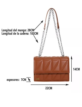 Bolsa crossbody Genérica para mujer