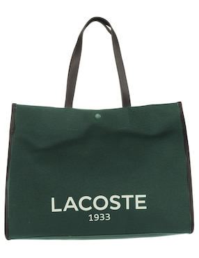 Bolsa Shopper Lacoste Heritage Canvas Para Mujer