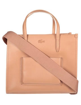 Bolsa Tote Lacoste Chantaco De Piel Para Mujer