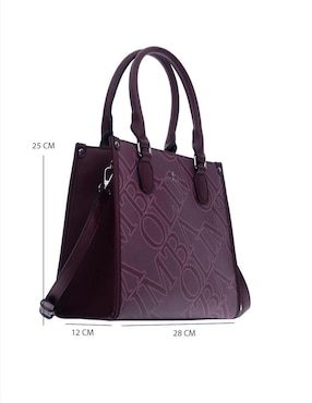 Bolsa satchel Olimba para mujer