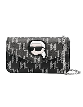 Bolsa Crossbody Karl Lagerfeld Ikonik De Cuero Para Mujer