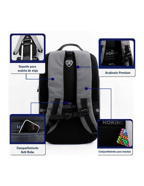 Mochila antirrobo Hokins Select impermeable unisex