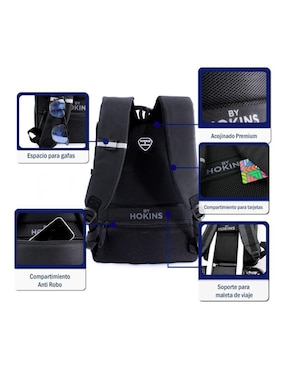 Mochila casual Hokins impermeable unisex