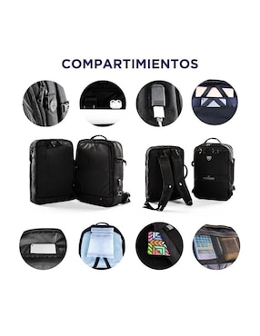 Mochila casual Hokins impermeable unisex