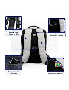 Mochila casual Hokins impermeable unisex