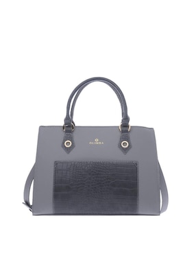 Bolsa satchel Olimba para mujer
