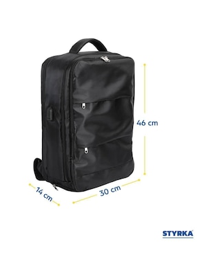 Mochila para viaje Styrka Basics impermeable unisex