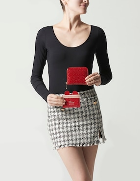 Cartera W Capsule Petrella Mickey Mouse para mujer
