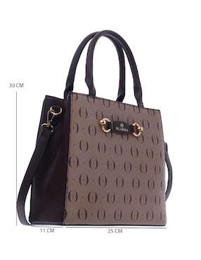 Bolsa satchel Olimba para mujer