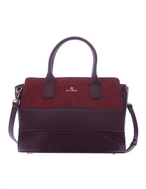 Bolsa satchel Olimba para mujer