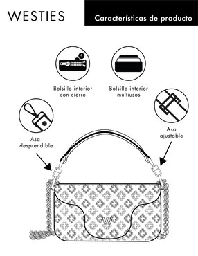 Bolsa shoulder Westies Bayron para mujer