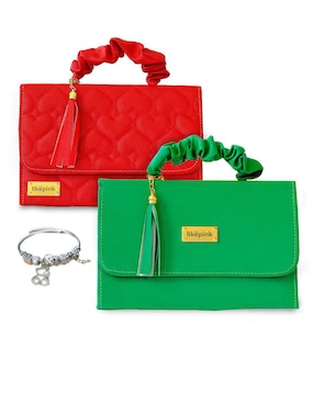 Set De Bolsas Likepink Christmas Shine Para Mujer