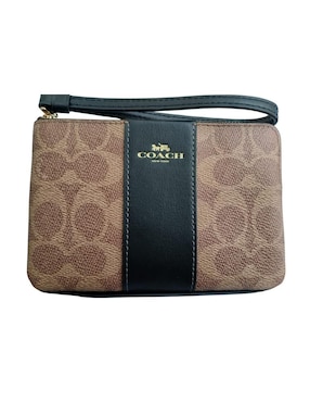 Monedero COACH Corner Zip Para Mujer