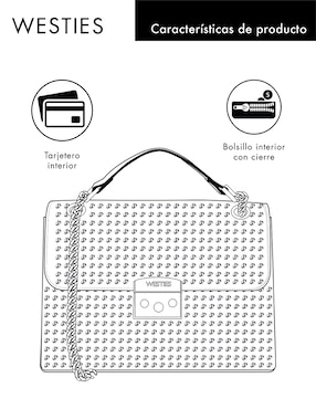 Bolsa crossbody Westies Volton para mujer