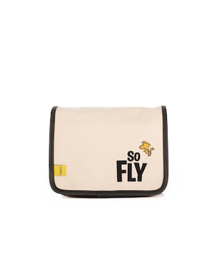 Bolsa crossbody Peanuts Blanco & Negro Snoopy para mujer