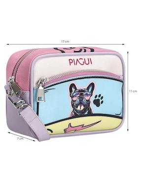 Bolsa crossbody Piagui Dog Lover para mujer