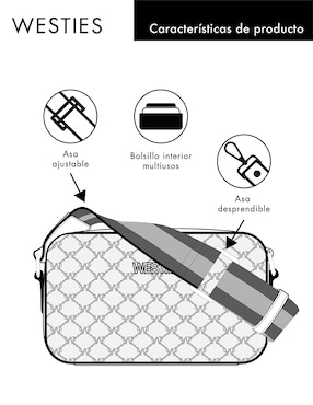 Bolsa crossbody Westies Dominik para mujer