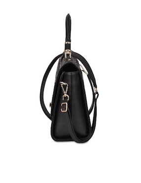 Bolsa satchel Cuadra de piel para mujer