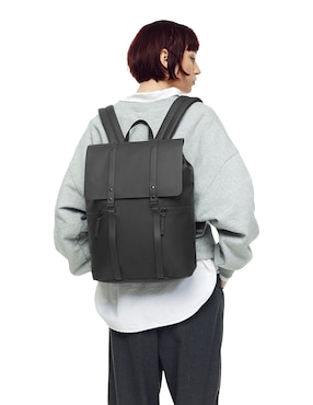 Mochila con portalaptop Gaston Luga Spläsh impermeable para mujer