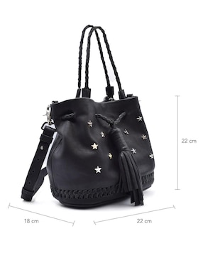 Bolsa bucket Uthentic de piel para mujer