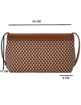 Bolsa crossbody Fossil de piel para mujer