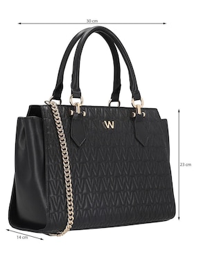 Bolsa satchel Westies Abeijon para mujer