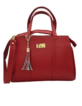 Bolsa satchel Fana de piel para mujer