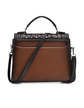 Bolsa satchel Cuadra para mujer