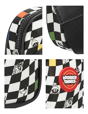 Porta celular portátil Looney Tunes W Capsule fijación cierre