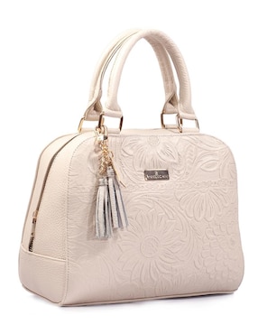 Bolsa satchel Angelozano Elsa de piel para mujer