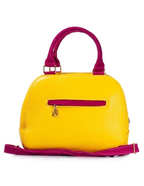 Bolsa satchel Angelozano Elsa de piel para mujer