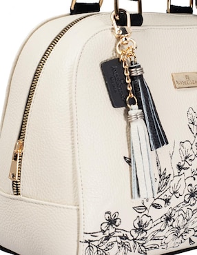 Bolsa satchel Angelozano Elsa de piel para mujer