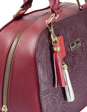 Bolsa satchel Angelozano Elsa de piel para mujer