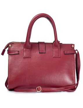 Bolsa satchel Angelozano Samantha de piel para mujer
