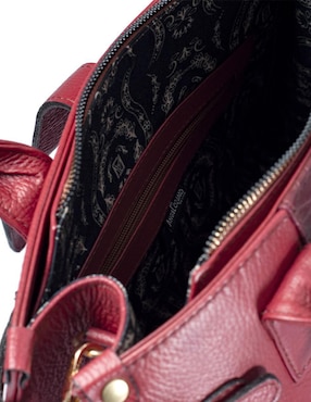 Bolsa satchel Angelozano Samantha de piel para mujer