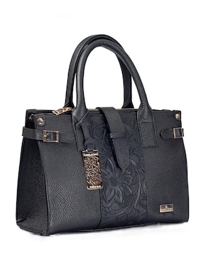 Bolsa satchel Angelozano Samantha de piel para mujer