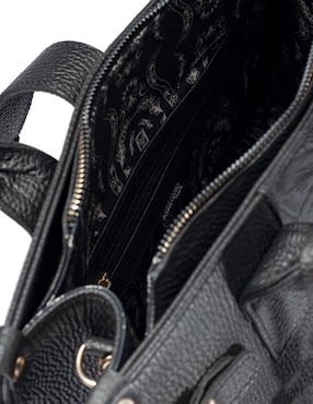 Bolsa satchel Angelozano Samantha de piel para mujer