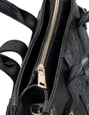 Bolsa satchel Angelozano Samantha de piel para mujer